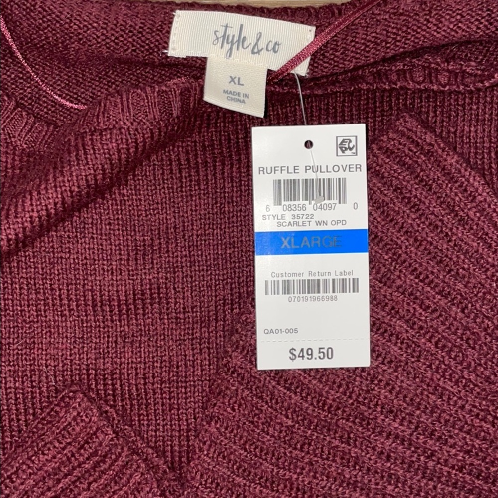 Ruffle Pullover - Picture 5 of 7